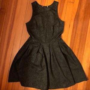 Black skater dress